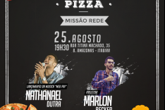 Noite da pizza em prol das crianças do Pedreira